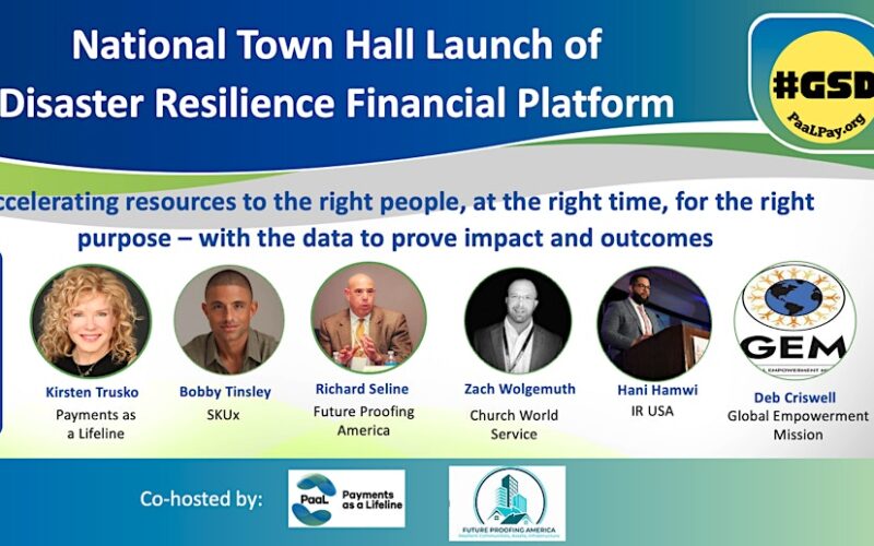 disaster resilience financial platform